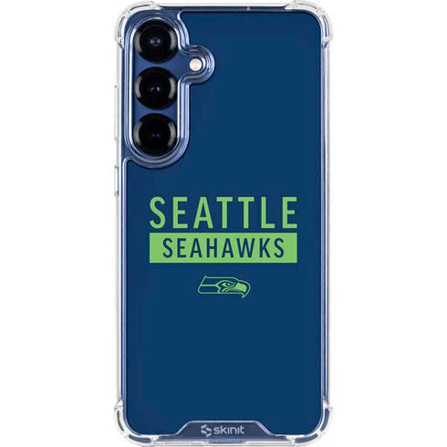NFL Seattle Seahawks Blue Performance Series Galaxy S25 Clear Case